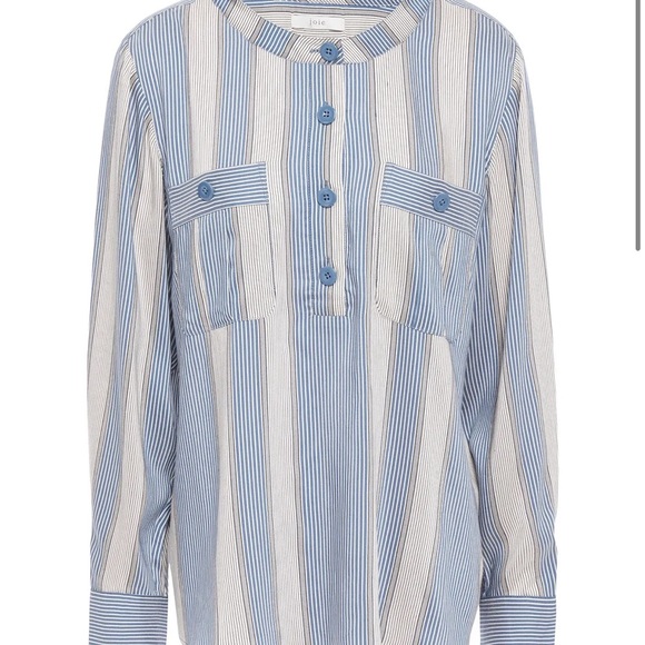 JOIE FANE STRIPED BLOUSE NWT - Picture 2 of 9